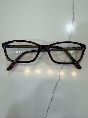 Oakley- Rectangle Eyeglass Frames in tortoise Brown/pink